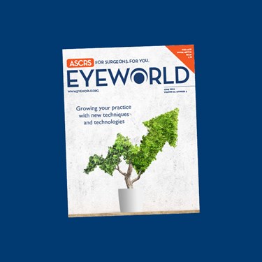Cover of an EyeWorld magazine